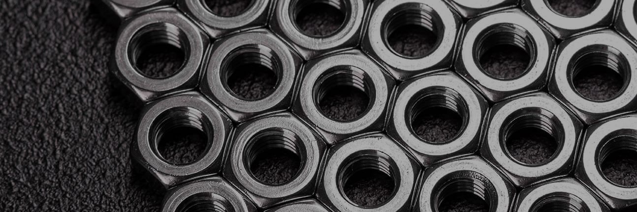 Electroplated steel nuts